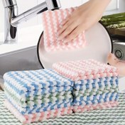 Resim 10 Adet Ultra Emici Mikrofiber Temizlik Bezleri - Yağ & Yağlılık Dirençli, Bohem Tarzı Desenli Dayanıklı Bulaşık Havluları Mutfak, Banyo & Daha Fazlası İçin - Kolay Temizlenebilir & Yeniden Kullanılabilir, Mutfak Havluları 