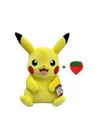 Resim Çilek Pikachu Peluş Oyuncak Pokemon Peluş Oyuncak Büyük Boy Uyku Arkadaşı Pikachu 40cm Büyük Boy Diğer 