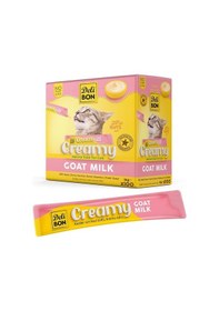 Resim Delibon Creamy Keçi Sütlü Sıvı Kedi Ödülü 15 Gr 100'lü Paket 