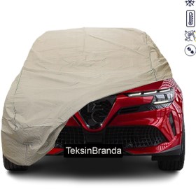 Resim ULTRASHOP Alfa Romeo Junior (2024 -) Araba Brandası Su Geçirmez Branda Miflonlu Uv Korumalı Oto Branda 