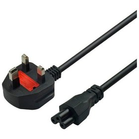 Resim İngiliz C5 Yonca Power Kablo UK Notebook Pc Güç Kablosu - 1.8 mt 