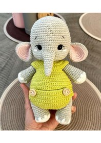 Resim Amigurumi Oyuncak Fil Figür 
