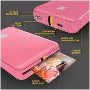 Resim Kodak Step Anında Renkli Fotoğraf Yazıcısı Pembe Printer 