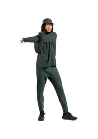 Resim Odlo Odlo Essential Thermal Mid Layer 1/2 Zip Erkek Yeşil Içlik Üst 19749 Yeşil 