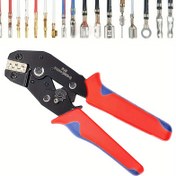 Resim 1 Set Terminal Crimping Pliers SNA-48B, Nikel-Çelik Alaşımlı Çene, Uygun: 0.5-2.5mm²/20-13AWG Bakır Burun Çıplak Terminaller 2.8/4.8/6.3mm Erkek ve Dişi Bağlantı Terminalleri, Manuel Donanım Araçları 
