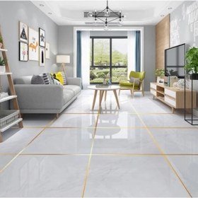 Resim ForWhat Büro Ev Tamir Bakımı İçin 10 mm 50 mt Fayans Arası Golden Şerit Bant 