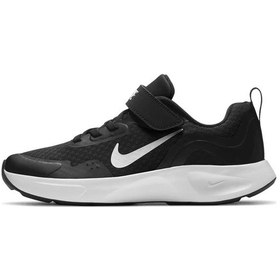Resim Nike Wearallday Ps Black Sneaker Comfort Insole Siyah Çocuk Spor Ayakkabı Siyah 