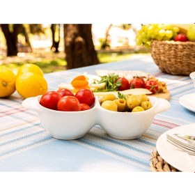 Resim Madame Coco New Petit Concept 2 Bölmeli Sunum Tabağı 1kserv006322,5x9,6x5,7cm 