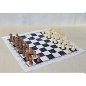 Resim Ahşap Satranç Taşı 9 Cm 