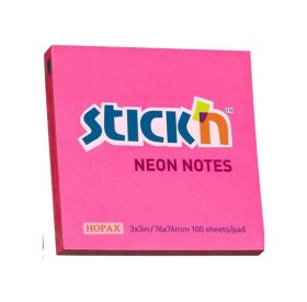 Resim Stickn 76x76mm Yapışkanlı Not Kağıdı Neon Mor 100 Yaprak 12 Li Paket 2121 