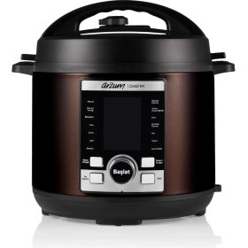 Resim Arzum Çok Amaçlı Basınçlı Pişirici 6l, 14 Fonksiyon, Siyah Renk 