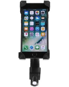 Resim Juo Motosiklet Bisiklet Ayarlanabilir Ayna Bağlantılı Telefon Tutucu 