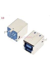 Resim Usb 3.0 Printer Usb Jack Dik Soket Pcb Konnektör 