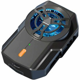 Resim Sprange SRMC4 Radyatörlü Rgb Ledli Şarjlı Bataryalı Telefon Soğutucu Fan 