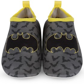 Resim Batman Baskılı Tabanlı 32-36 Numara Deniz Ayakkabısı - Gri - Gri / 34 Numara 