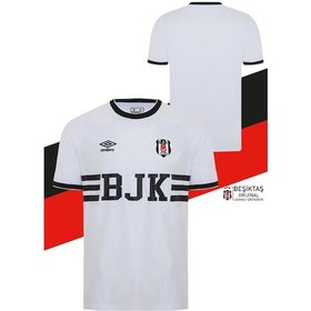 Resim Beşiktaş Orijinal Lisanslı Nostalji Beyaz Bjk Çocuk Forma Beyaz 