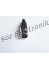 Resim 5 Pin Mini Xlr Canon Kablo Tipi Dişi ( 1 Paket 5'Li ) 