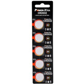 Resim Power-Xtra CR2032 3V Lityum Blister Pil 5'li 