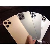 Resim İphone 11 Pro Kamera Camlı Arka Kapak Batarya Pil Kapağı 
