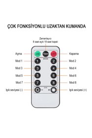 Resim Ozsport Perde Süsleme Ledi Perde Peri Led 3mx3m 300 Adet Led Işıklandırma Sarı Led ışık 3 Adet Perde Ledi 