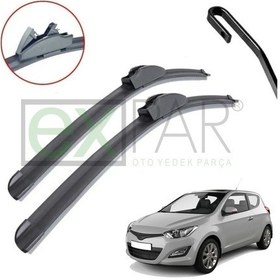 Resim Hyundai İ20 Ön Cam Silecek Süpürgesi Takımı 2012 - 2014 İ20 Ön Silecek Takımı Sağ Sol 