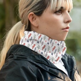 Resim Hediyemen Şimşek Ikonlu Motorcu Boyunluk Maske Bandana 