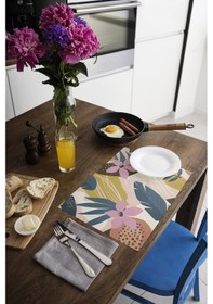 Resim Dekoratif Baskılı Keçe Amerikan Servisi, Supla 2'Li Servis Takım -422 Çok Renkli 