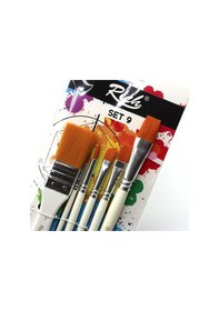 Resim Rich 6'Lı Fırça Seti - Set 9 