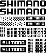 Resim Siyah-35 X 30,7 Cm-yaratıcılık 22 Adet Kiti Shimano Bisiklet Çıkartmaları İçin Uyumlu Güneş Koruyucu Su Geçirmez Pvc Ar 