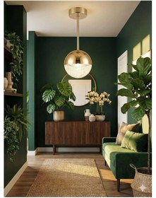 Resim Bohem Aydınlatma Tavana Sıfır Gold 3 Renk Led Modern Top Avize Antre/hol Banyo Avizesi Gold 1 