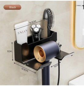 Resim Liangmei Banyo Duvar Rafı Saç Kurutma Makinesi Tutucusu - Banyo 130 x 170 MM 