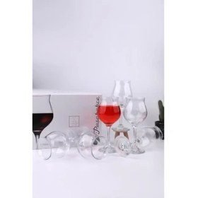Resim Karokstore Wavy Şarap Kadehı 475 cc 6'lı Hediyelik Kutu 