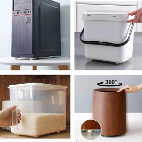 Resim Yapışkanlı Eşya Kaydırma Bilyeleri - Kolay Taşıma Aparatı 4 Adet 