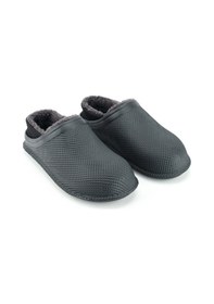 Resim Gezer 15336 Eva İçi Peluşlu Sessiz Taban Erkek Kışlık Ev Terliği Gri 