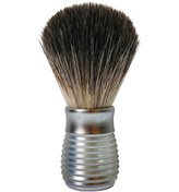Resim Ximistore9 Erkek Tıraş Fırçası Alüminyum Sap Nylon Tüy Gümüş Renk Saçak Temizleme Aleti 1 Saat 