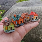 Resim 4 adet Mini Peri Bahçesi Çiftliği Seti - Terrarium, Bonsai ve Ev Dekoru için Reçine Çiftlik, Çok Yönlü İç/Dış Mekan Dekorasyonları, Sevgililer Günü, Anneler Günü, İşçi Bayramı Hediyesi 
