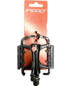 Resim İmpact HF-863 Rulmanlı Alüminyum Bisiklet Pedalı Siyah 