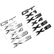 Resim X3 Parlak Siyah-3d Araba Harfleri Gövde Rozeti Etiket Bmw X1 E84 F48 X3 E83 G01 F25 X4 F26 G02 X5 E53 F15 E70 X6 E71 F1 
