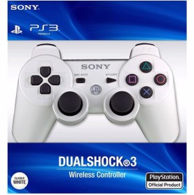 Resim Sony Playstation 3 Uyumlu (A KALİTE) Bord Oyun Kolu WHİTE 