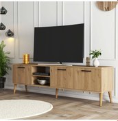 Resim 1587 EXXEN 180 CM AHŞAP AYAKLI TV ÜNİTESİ 