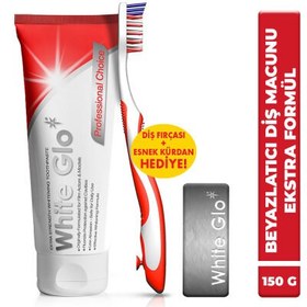 Resim White Glo Extra Beyazlatıcı Diş Macunu 150gr Fırça Hediyeli 
