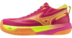 Resim Mizuno Neo Jump Unisex Voleybol Ayakkabısı Pembe / Sarı 