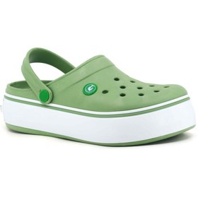 Resim SOYLU Zenne 812G Gabi Kutulu Sargılı Cross Terlik Yeşil no 37 