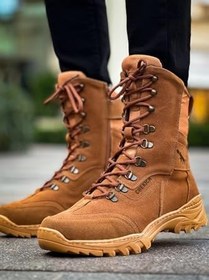 Resim Scalatore Premium Erkek Askeri Postal Bot Süet Taba TABA 