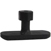 Resim Brio Pdr Boyasız Göçük Düzeltme Plastiği Bombeli Kavisli 16x45mm - D. N6 - Siyah 10'lu 