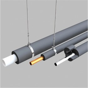 Resim Izolasyon Borusu 22 mm Iç Çapında Polietilen Boru Yalıtım Kılıfı Köpüğü (10 Metre) 