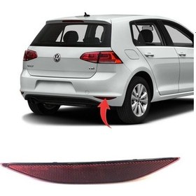 Resim Gkl Vw Golf 7 Sağ Tampon Reflektörü Karartılmış 2013-2020 5g0945106a 