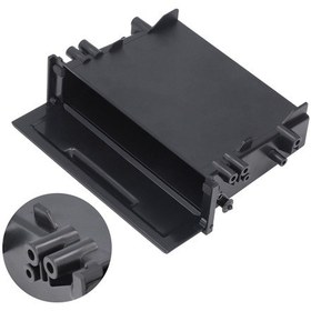 Resim Reedark 1dın Araç Radyo Depolama Kutusu, Abs Malzemeyle Su Geçirmez, Mitsubishi İçin Uyumlu, Araç İçindeki Boşluğu Doldurarak Depolama Alanını Genişletir 