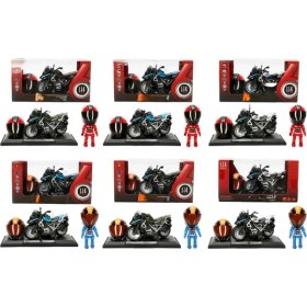 Resim 1:14 Sesli ve Işıklı Çek Bırak Motosiklet 