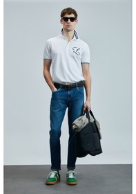 Resim Lufian Anatol Smart Jean Erkek Pantolon Slim Fit Mavi Mavi 111200197100300 Mavi 